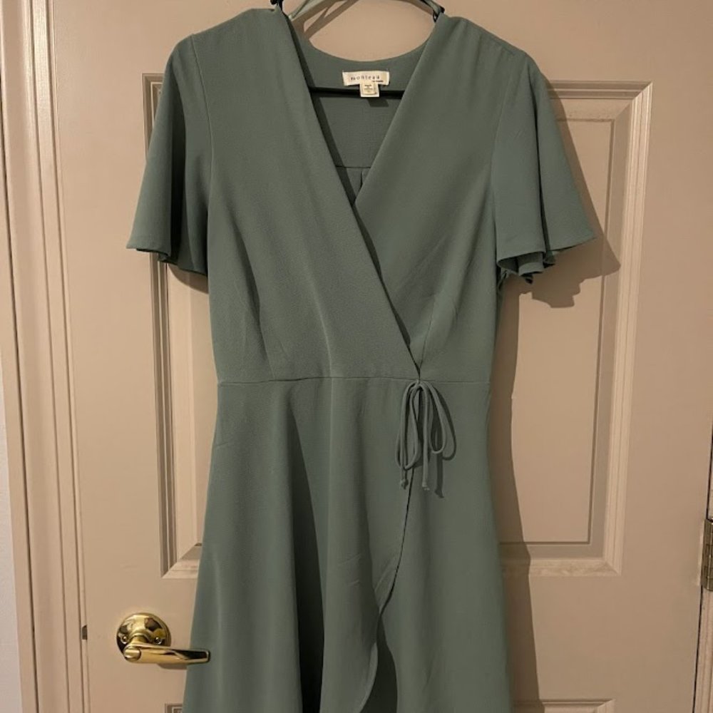 Sage Green Dress - Womens Large